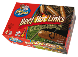 Package shot of our Beef HOT Links